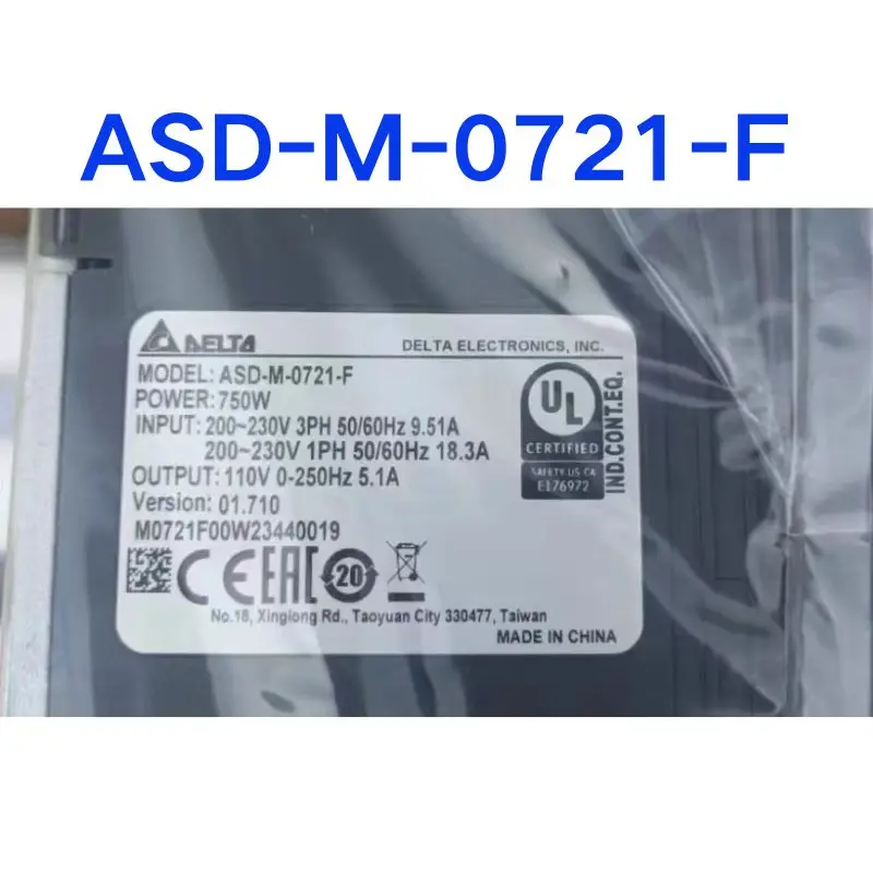 New three in one servo drive ASD-M-0721-F 750W in stock for quick delivery