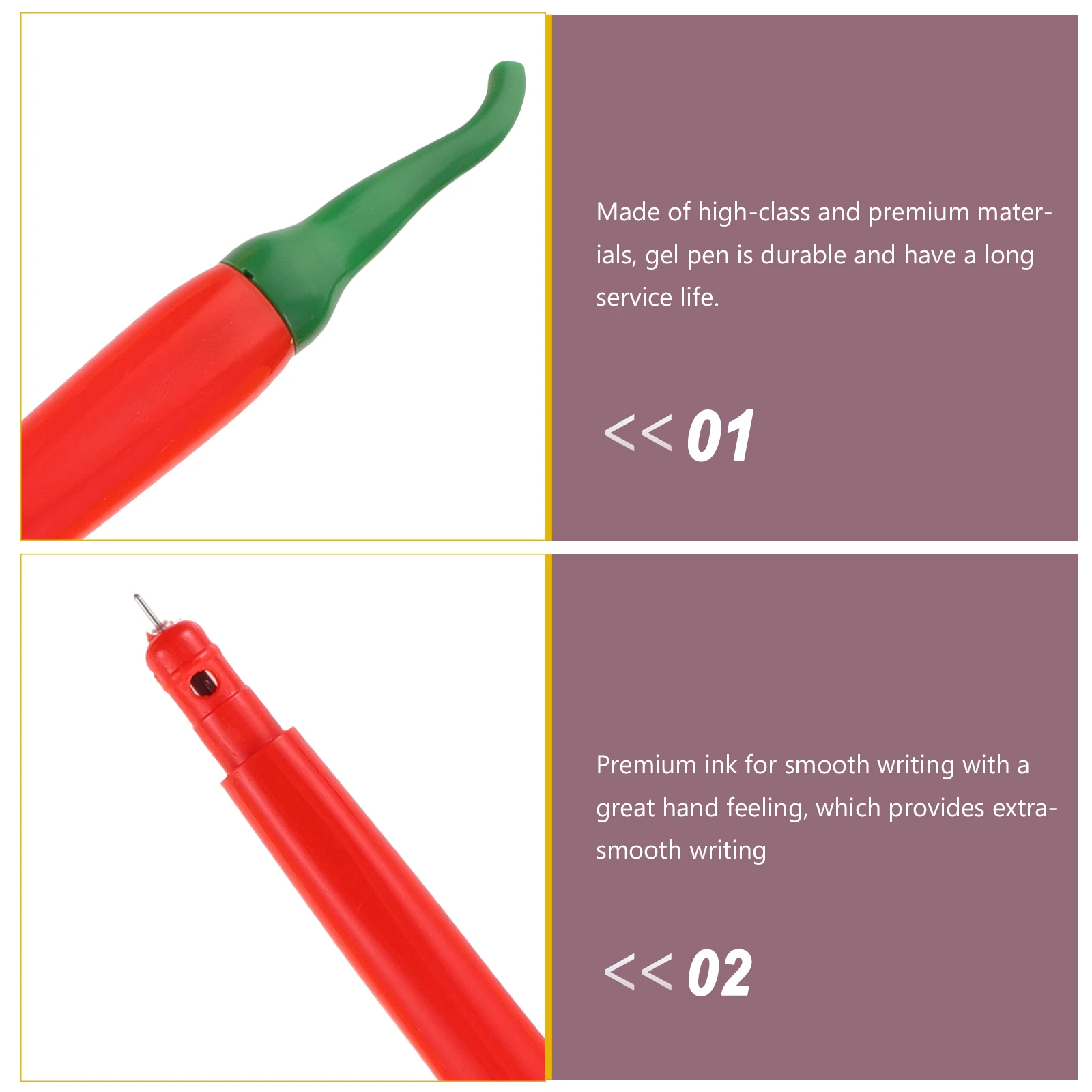 

14 шт., гелевая ручка в форме чили, милые ручки для письма с овощами для детей, студентов, ручки с тонкими чернилами, креативные канцелярские принадлежности, подарок для школы