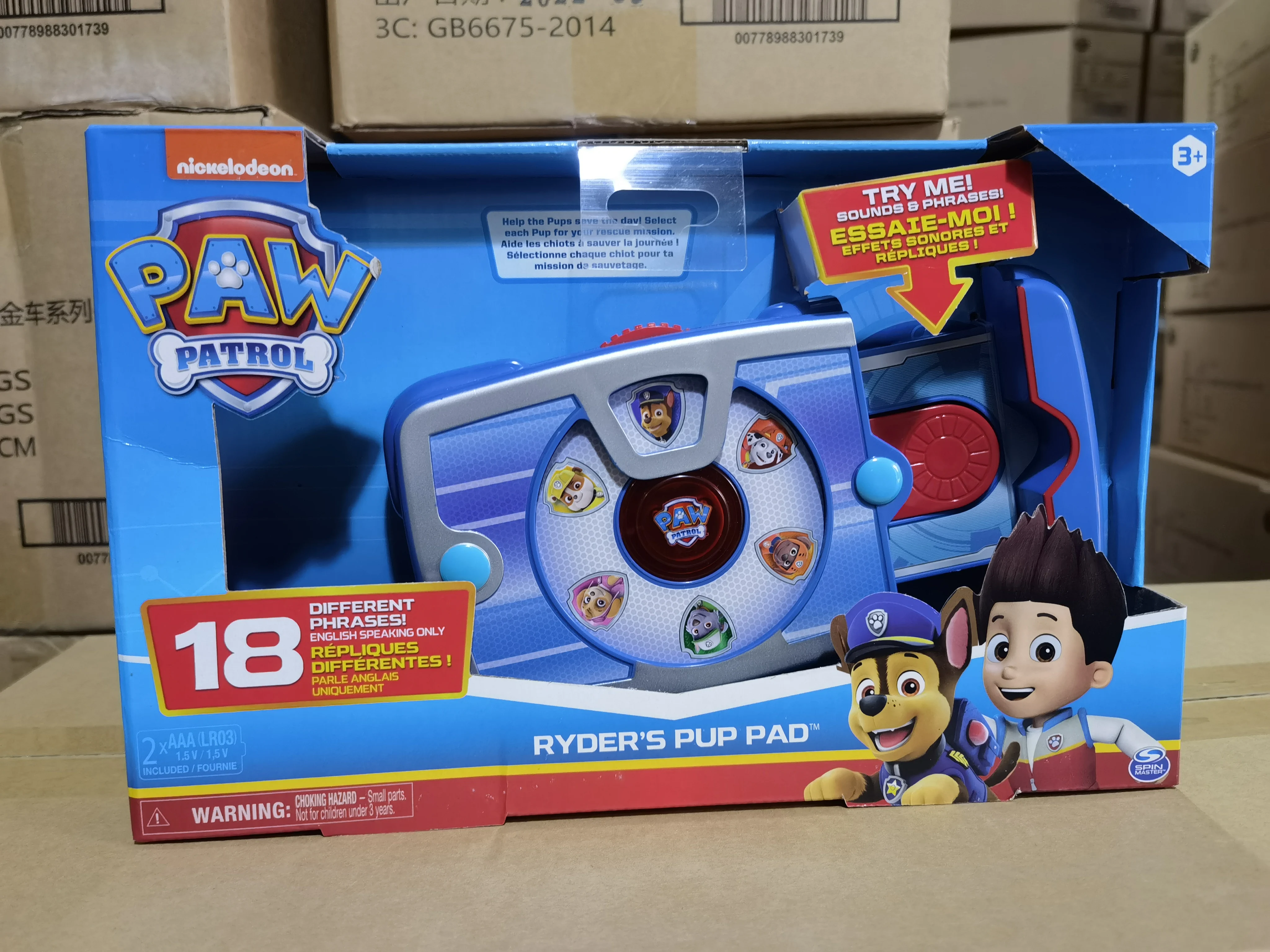 

Genuine PAW Patrol Ryder Pup Pad Tablet Mission Launcher Rescue Team Dog Calling Pad Kids Toys Cosplay Sounding Toys Anime Doll