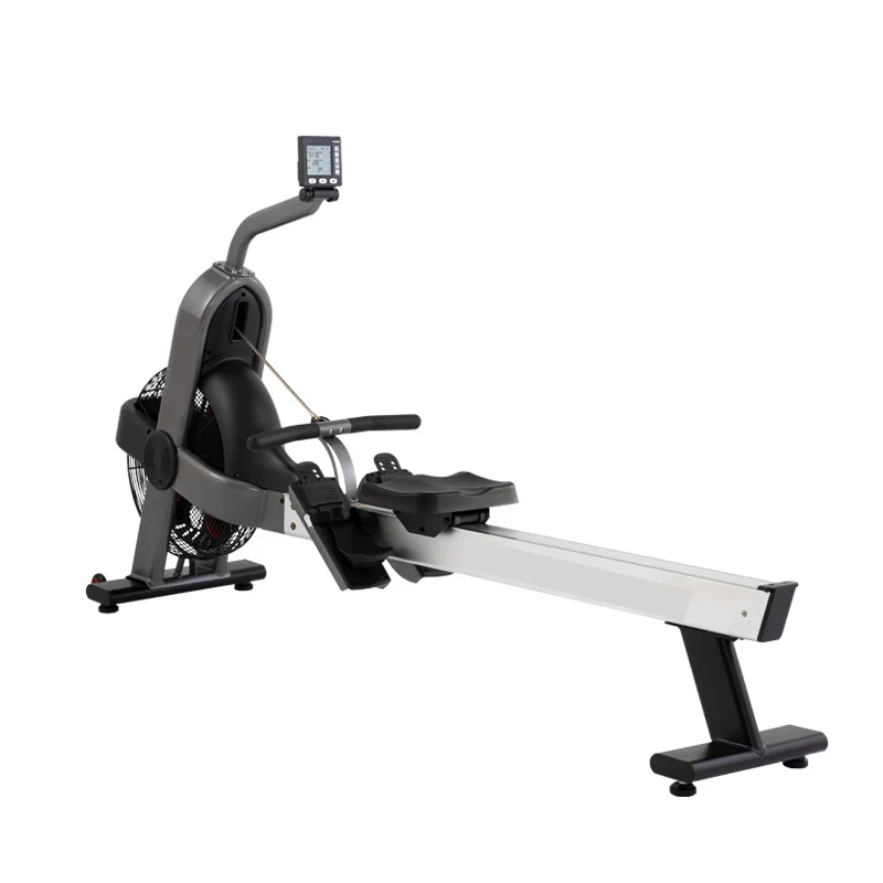 Máquina de ejercicios comercial Super March, equipo de gimnasio, máquina de remo de aire Cardio, máquina de remo de aire magnética de acero