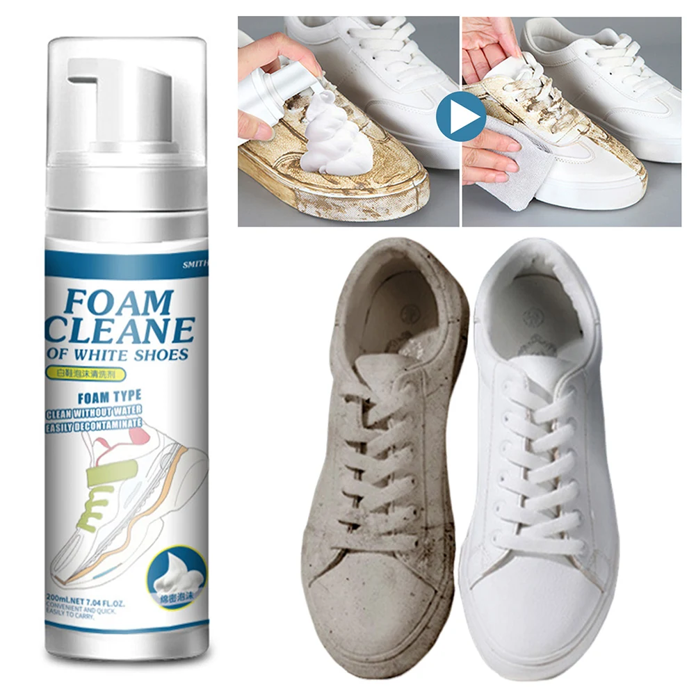 منظف الأحذية البيضاء ، تنظيف الأحذية الرياضي القابل للتصرف المحمولة ، التنظيف العميق سهلاً لاستخدام الوزن الخفيف للاستخدام المنزلي #6