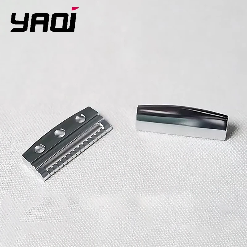 

Бритвенная головка Yaqi Single Edge Safety Razor, хромированная, легкая, с зазором между лезвиями 1,20 мм для гладкого бритья
