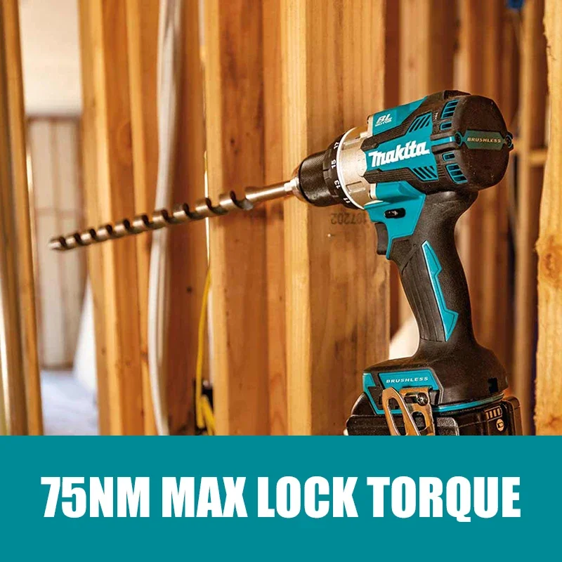 Makita DDF489Z DHP489Z Brushless Cordless Compact Hammer Driver Drill LXT 18V Lithium Power Tools 1800RPM 73NM
