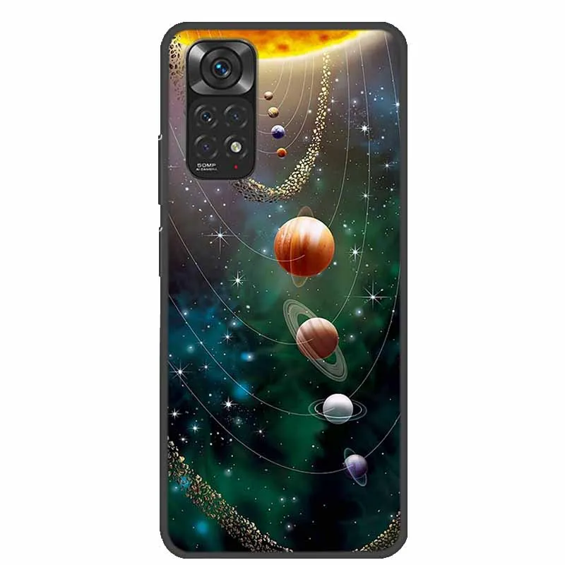 For Redmi Note 11 Cases Note11s Painted Soft TPU Silicone Phone Cases for Xiaomi Redmi Note 11 Pro 5G Cover Coque Note11s 4G Bag