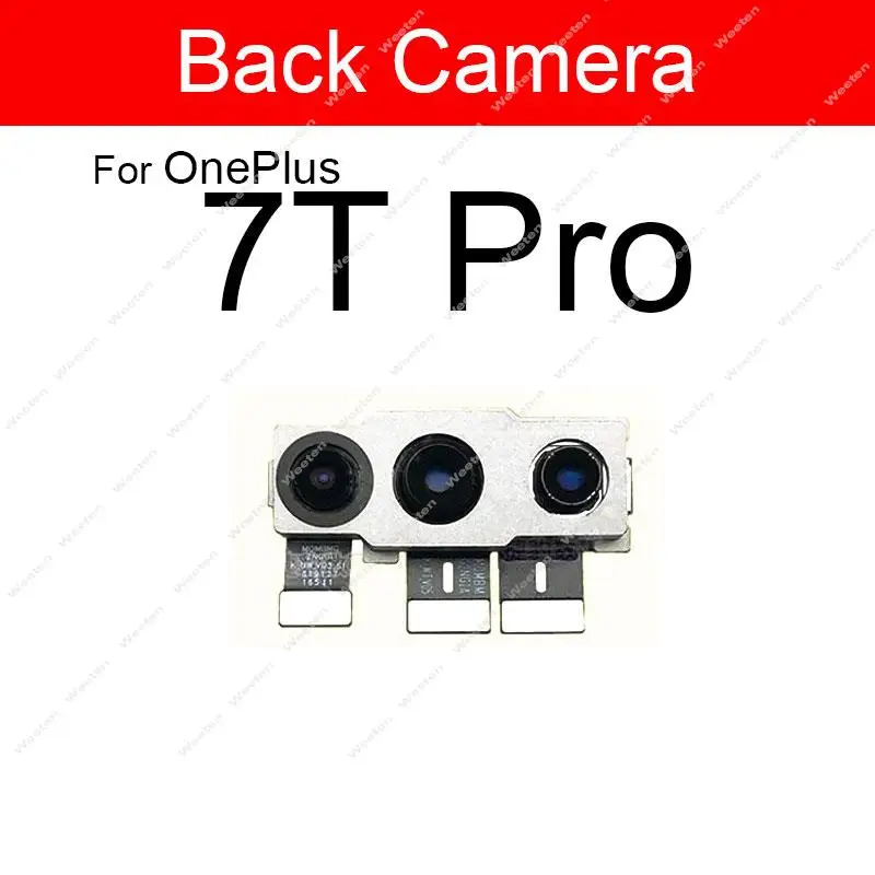 Main Rear Front Camera Module For Oneplus 7 Pro 7T Pro Rear Front Facing Camera Assembly Flex Ribbon Replacement Parts