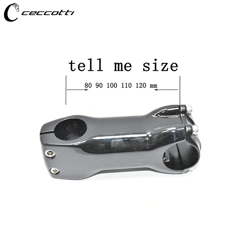 Ceccotti-Carbon Stem, -17 Degree Bicycle Parts