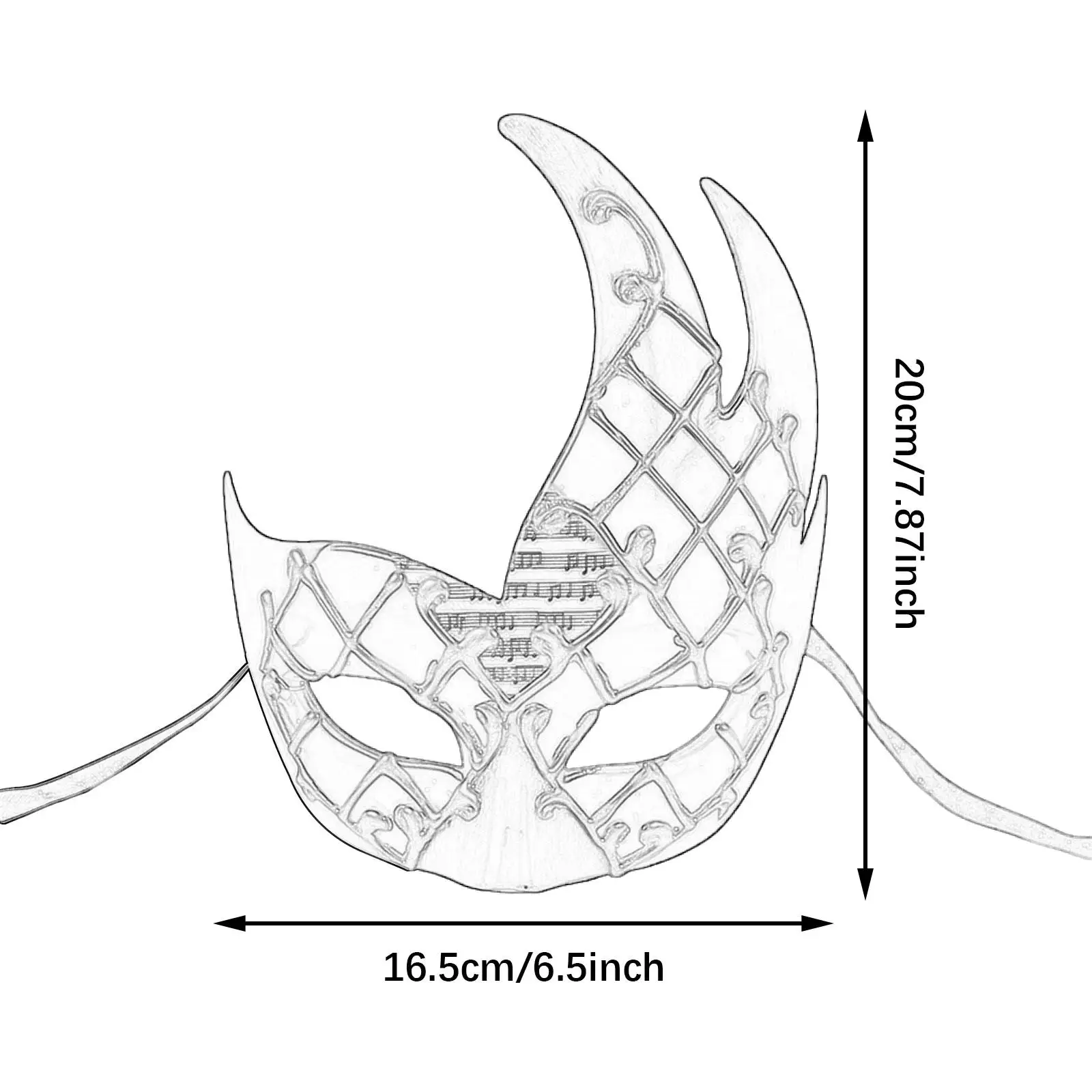 قناع تنكر قناع حفلة موسيقية قناع تنكري لحفلات المهرجانات تفضل لعب الأدوار