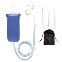 Bolsa de Enema de goma de PVC de gran capacidad, reutilizable, anal, recto, higiene Personal limpia, 1,6/2L
