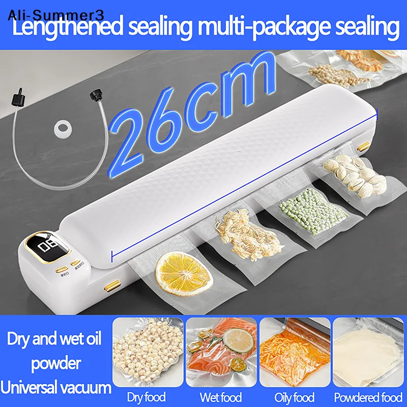 【Ys31】Vacuum Sealing Machine Hose Sealer Machine Pipe Automatic Food Sealer External Pumping Tube