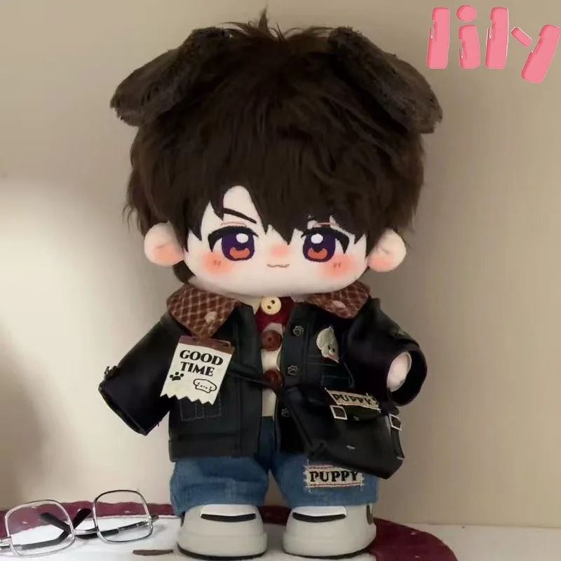 Plush Toy 20cm Cotton Doll Dress Handsome Cool Academy Style No Attribute Doll Replacement Dress Skin Friendly Fabric Gift