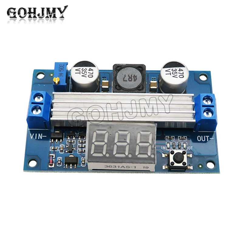 DC-DC leistungs starke einstellbare Boost-Modul 3.0 ~ 35V Anstieg 3.5 ~ 35V W mit Digital anzeige Voltmeter