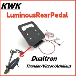 Acrylic Illuminated Foot Rest Kit, Rear Pedal for Dualtron Thunder1, 2, 3, Victor, Ultra 2, MINIMOTORS Electric Scooter with LED