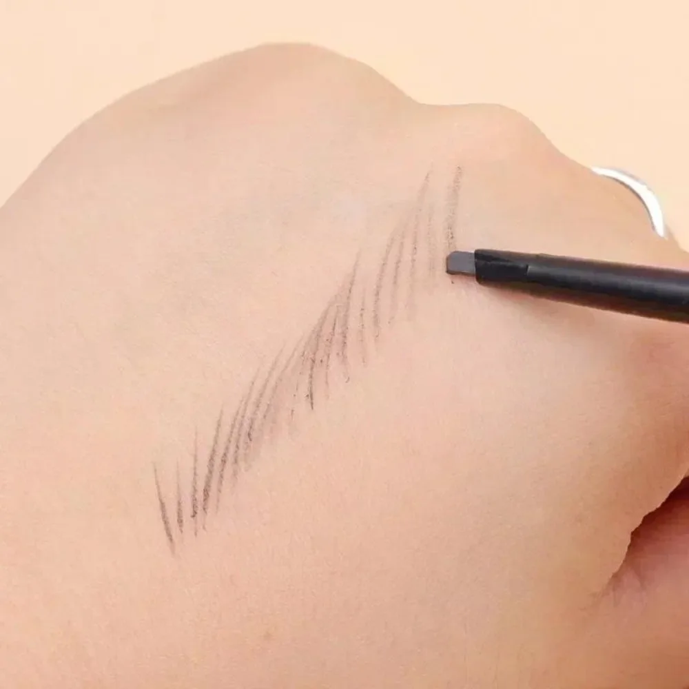 Professional Waterproof Matte Eyebrow Pen Dual Tip with Brush Brow Pencil Long-Lasting Non-Smudged Eyebrow Pencil Tint