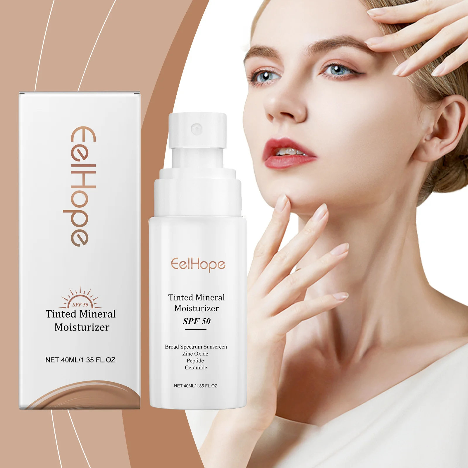 

SPF50+ Sunscreen Anti UV Sun Block Covering Pore Oil Control Moisturizing Anti Oxidant Waterproof Original Sun Isolation Cream