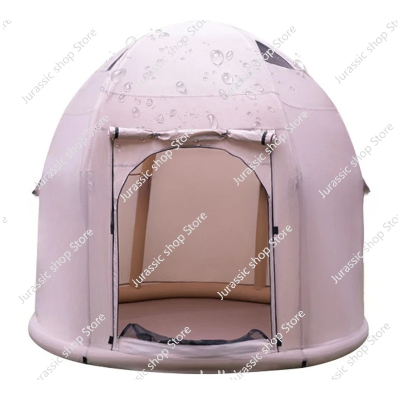 

Надувная палатка Air 3 ~ 4 человека в одно касание, водонепроницаемая палатка для кемпинга на открытом воздухе, укрытие для 4 ~ 5 человек, сверхлегкая автоматическая складка