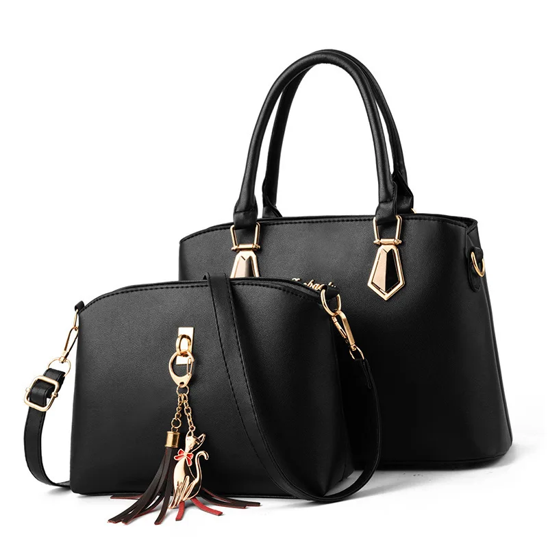 New Women Tote Bag Shoulder Bag 2024 brand luxury Ladies handbag Large capacity soft leather Women's Saddle Tote bags with pouch