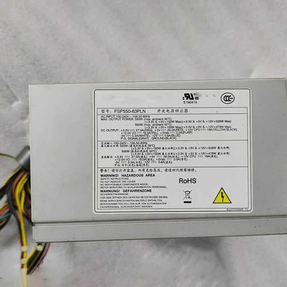 Alimentation à découpage 550 W FSP550-63PLN