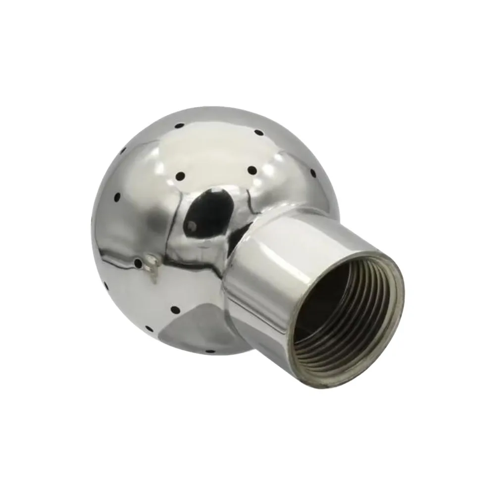 304 Stainless Steel Sanitary Tank Cleaning Spray Ball - Fixed BSP Internal Thread 1/2-2 Pipe Cleaning Spray Joint