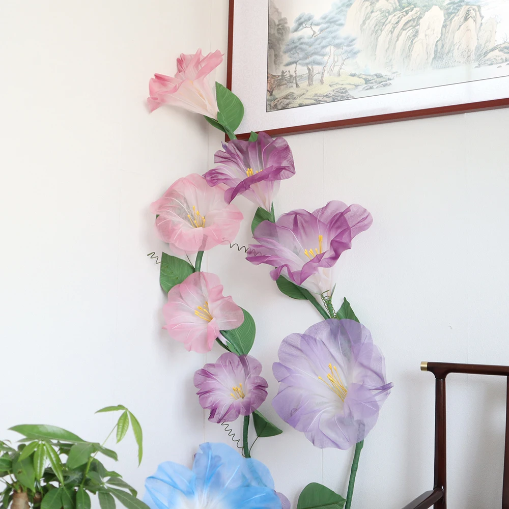 Home & Bathroom Building Products Pte Ltd Reviews - Large Artificial Morning Glory Silk Screen