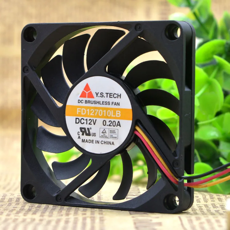 

НОВЫЙ ОРИГИНАЛЬНЫЙ FD 127010 LB DC12v 0.2A 7010 70*70*10 мм ОХЛАЖДАЮЩИЙ ВЕНТИЛЯТОР