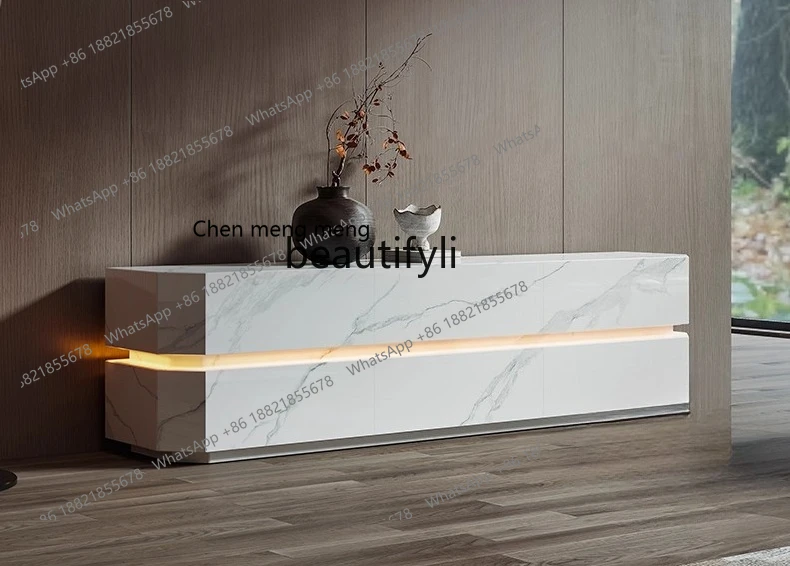 

X TV cabinet high cabinet living room, new model, minimalist and advanced sense, simple floor TV cabinet heightened model