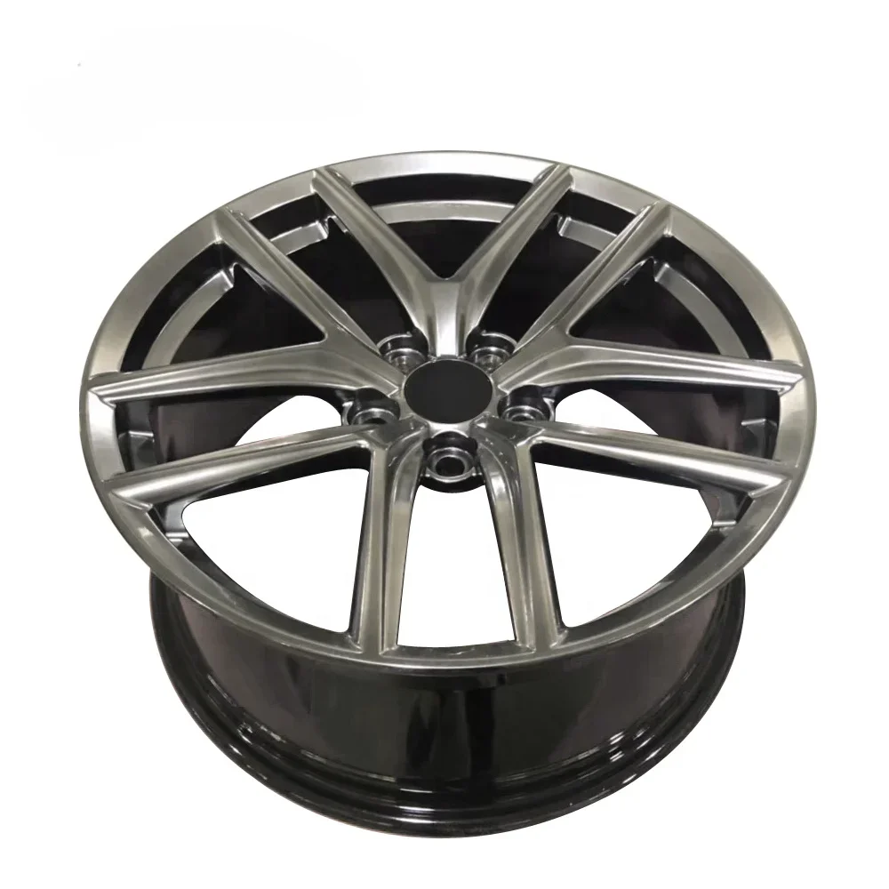 Alloy Wheel 18 19 20 22 inch Black High Gloss 5x120 Staggered 5 Spoke Forged Rim