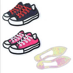 Cartoon Decorative Sneakers ballet shoes icon Embroidered Applique Patch For DIY Iron on Badges Stickers on backpack,the clothes