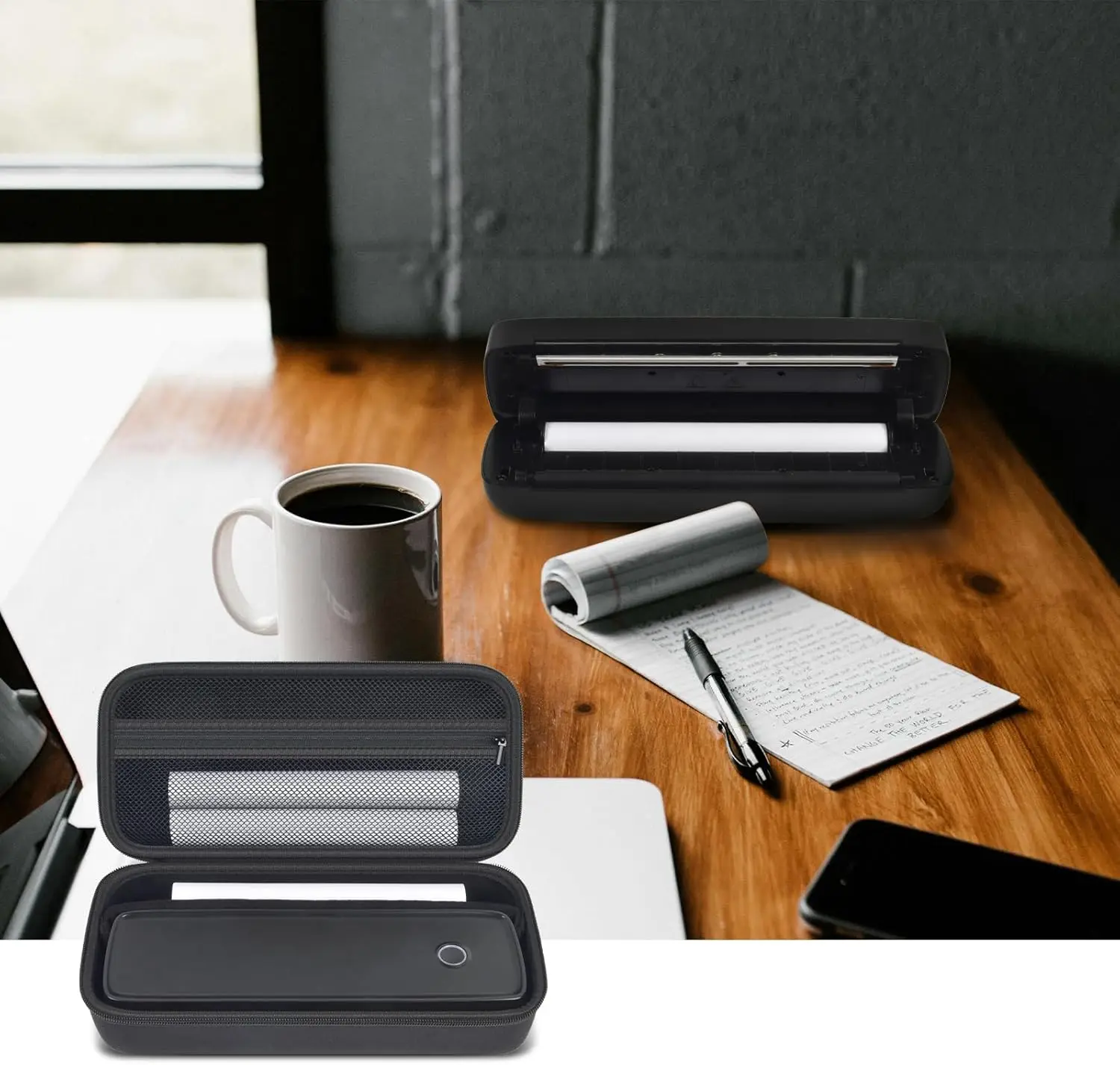 Case Compatible with Aixiqee Portable-Printer A80/ for GUTHERREN A81/for Minzhi A80/ JADENS A4 /for MUNBYN Bluetooth (Box Only)