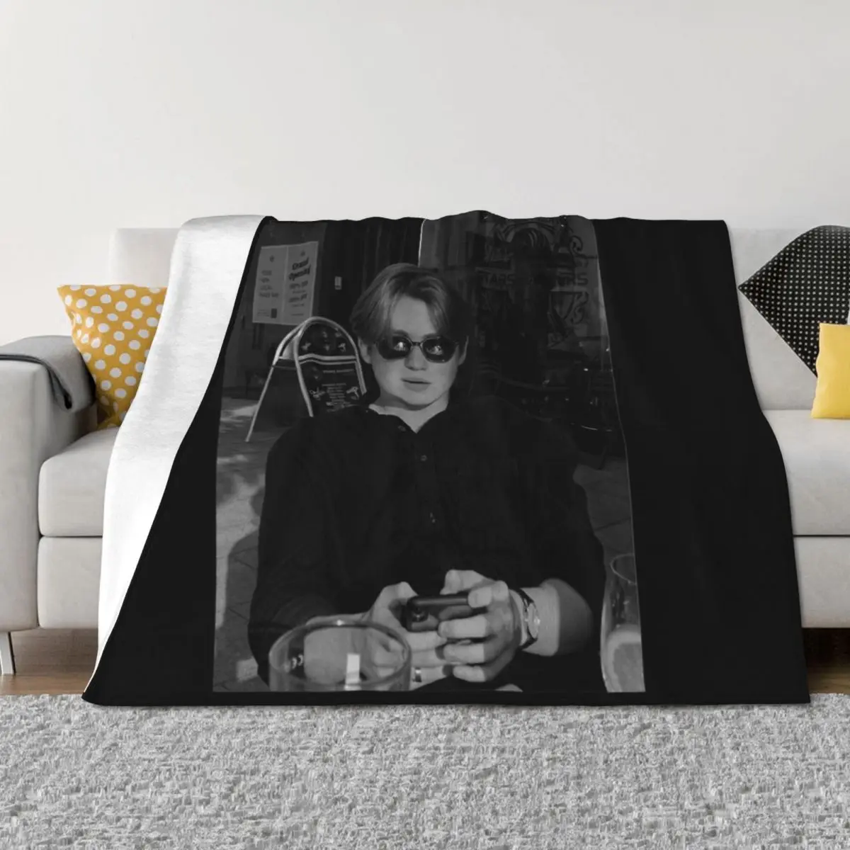 

Kit Connor Poster Poster, Gift For Boyfriend Poster Poster, Kit Connor Lover Poster Throw Blanket Moving Nap Blankets