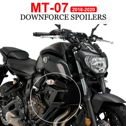 MT-07 2020 Motorcycle Parts Side Downforce Naked Spoilers Fixed Winglet Fairing Wings For Yamaha MT07 MT 07 2018 Blue Red Black