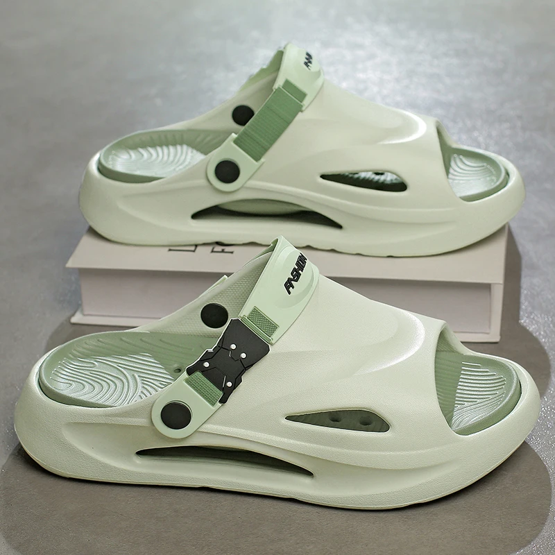 

Non-Slip Slippers Men's Slippers Beach Shoes Thick Bottom Soft and Comfortable Indoor and Outdoor Men's Sandals Unisex Fashion