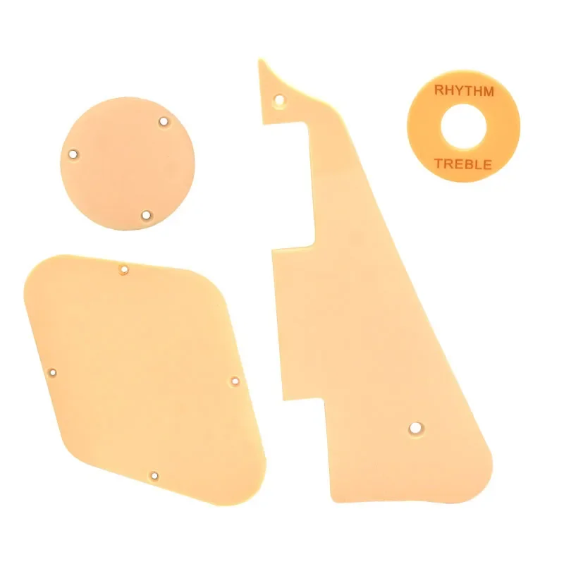 

A set of 4 Pcs LP Electric Guitar Pickguard Plate Pickguard /Cavity /Switch Covers/Pickup Selector Plate for GB LP Guitar