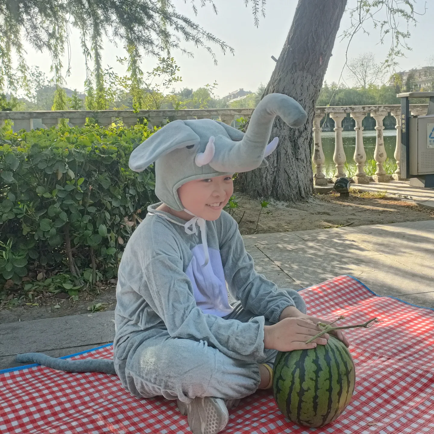 Disfraz de actuación de animales del bosque de dibujos animados para niños, traje de baile en forma de elefante, mono de Cosplay para fiesta y Festival