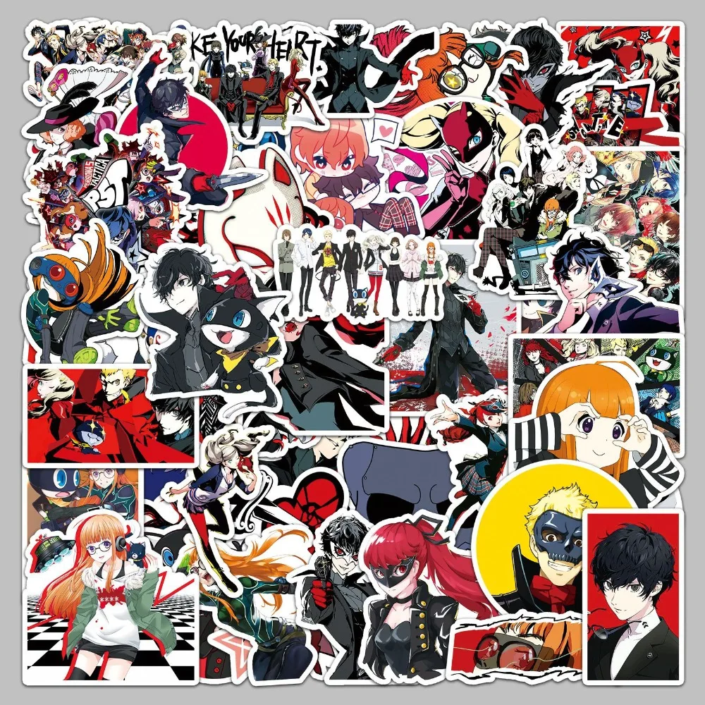 50 قطعة شخصية الكرتون الكتابة على الجدران ملصقات حقيبة كوب ماء الغيتار سيارة سكوتر القرطاسية الهاتف المحمول DIY بها بنفسك الديكور الشارات #3