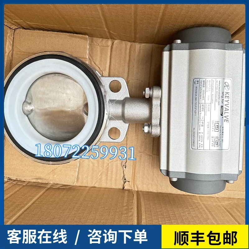 KEYVALVE KV-88 Pneumatic Valve FONG'S Lixin, Butterfly Valve With Double-acting Cylinder, Spot