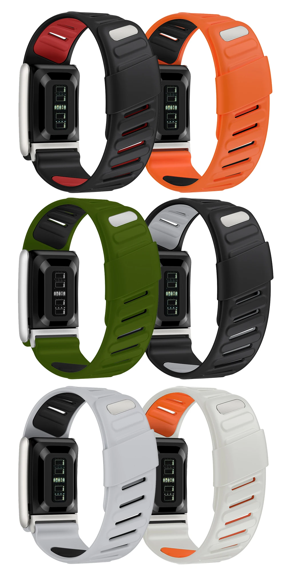 Silikon-Armband Kompatibel mit WHOOP 5.0 Wasserdicht Schweißfest Ersatz-Uhrenarmband für Damen und Herren für Whoop 5.0 Armbänder – Detail 2