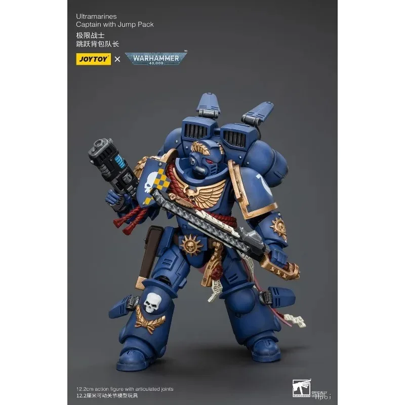 [متوفر] JOYTOY الأصلي 40K1/18 دمية متنقلة Warhammer 40000 Sheng General Dean Mo Wen Val مجموعة ألعاب مجسمة مشتركة متنقلة