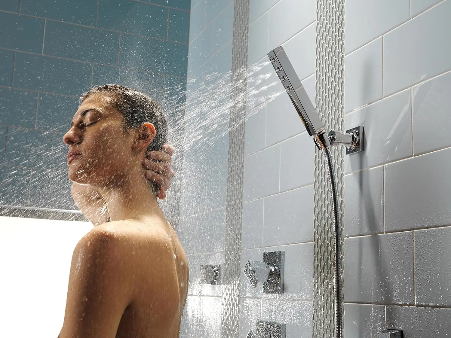 Faucet Ara 6-Way Shower Diverter Trim Kit, Chrome T11967 (Valve Not Included)