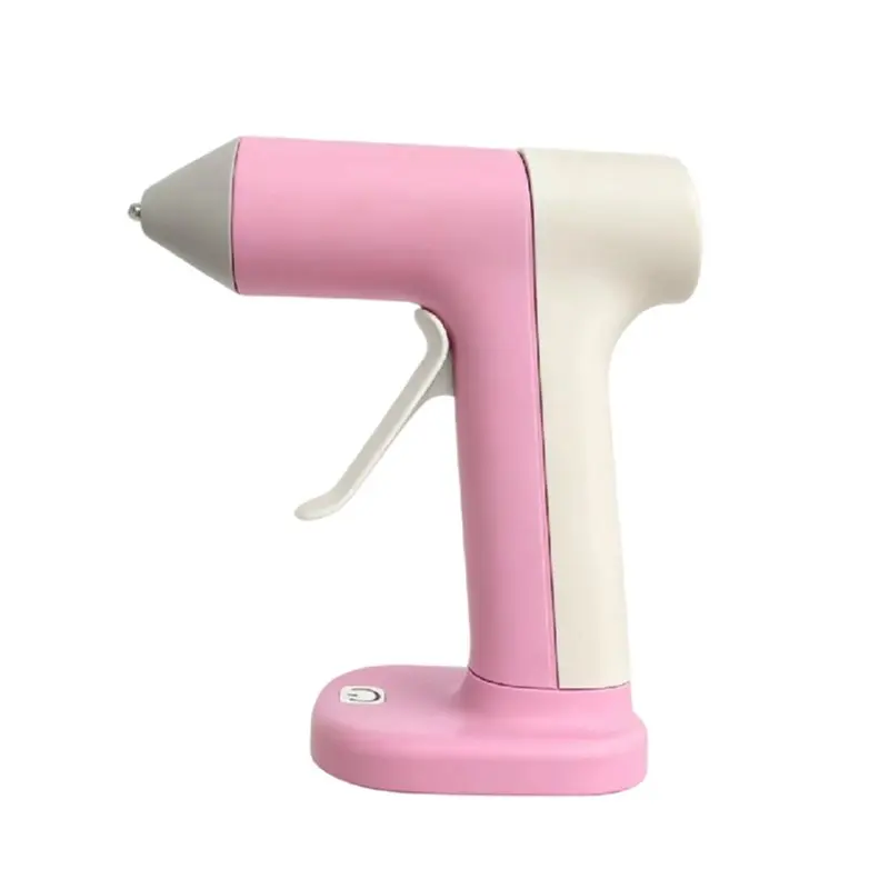 ABKP-Cordless Hot Glue Gun Rechargeable Fast Preheating For DIY Crafts Home Repairs