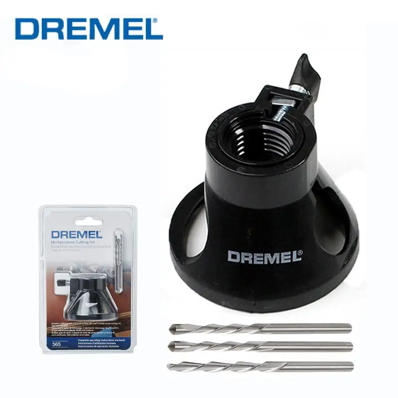 Dremel 565 Multipurpose Cutting Kit Mini Drill Chuck Rotary Dedicated Locator Tools with 1 Cutting Guide and 3 Cutting Bits