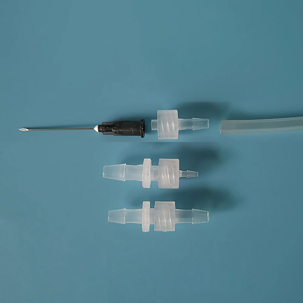 Luer-Lock-Adapter, PP-Material, Anschluss, Luftventil, Rohr, Abgabe von Kleber, Unterverpackung, Spritzenzylinder – Detail 3