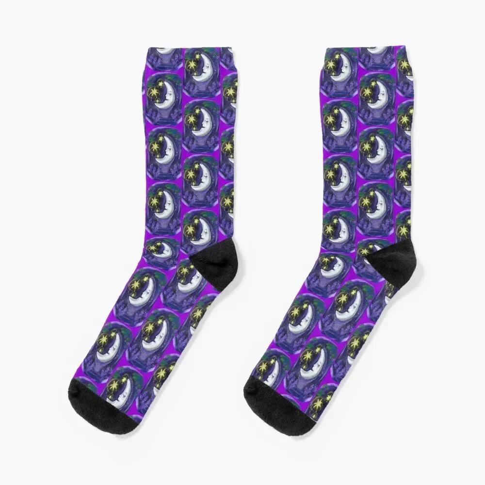 Tranquil Retreat'' Premier inn fan artwork Socks anti slip football custom sports Socks Women Men's