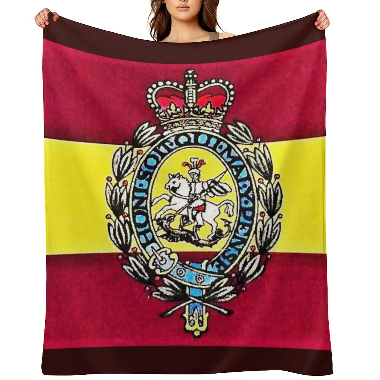 

Royal Regiment of Fusiliers Throw Blanket For Sofa Thin Decorative Sofas Custom Thins Blankets