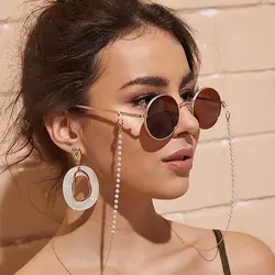 2 PCS New Glasses Chain Pearl Glasses Chain Anti Lost Mask Chain Glasses