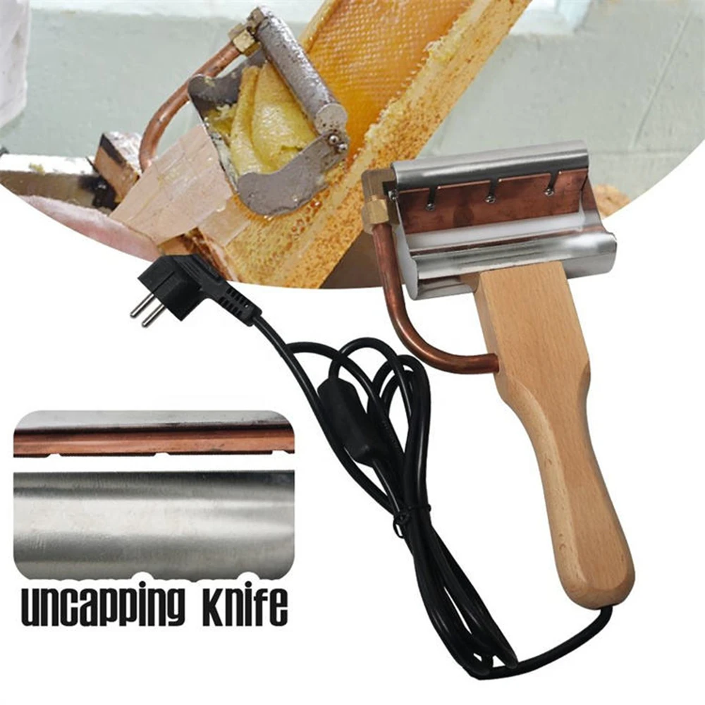 

20 шт., электрический нагревательный нож для раскрытия меда, плоский нож, скребок для воска, инструмент для удаления сотовых колпачков для пчеловодства