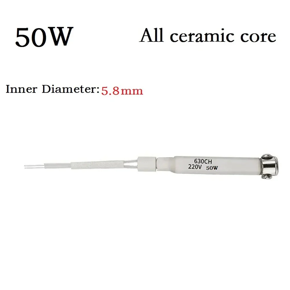 30-60W Electric Soldering Iron Heating Core Element Full/SemiCeramic External Replacement Welding Tool Metalworking Accessories