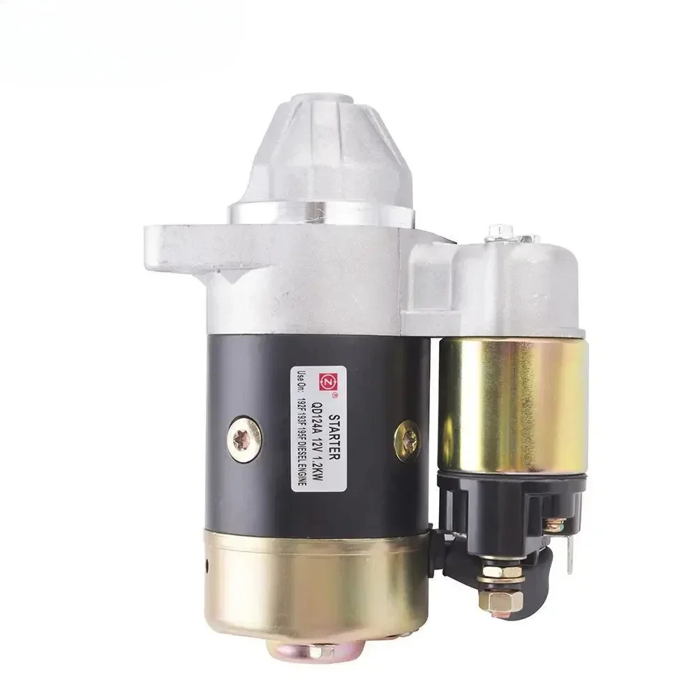 QD124A 12V 1.2KW Diesel Generator Starter Motor QD114A Copper Made Engine Motor Electric fast start genset Parts QD124FS