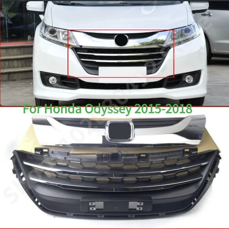 For Honda Odyssey 2015-2018 Replace Front Auto Radiator Grills Style Grill Exterior Part Upper and lower grille