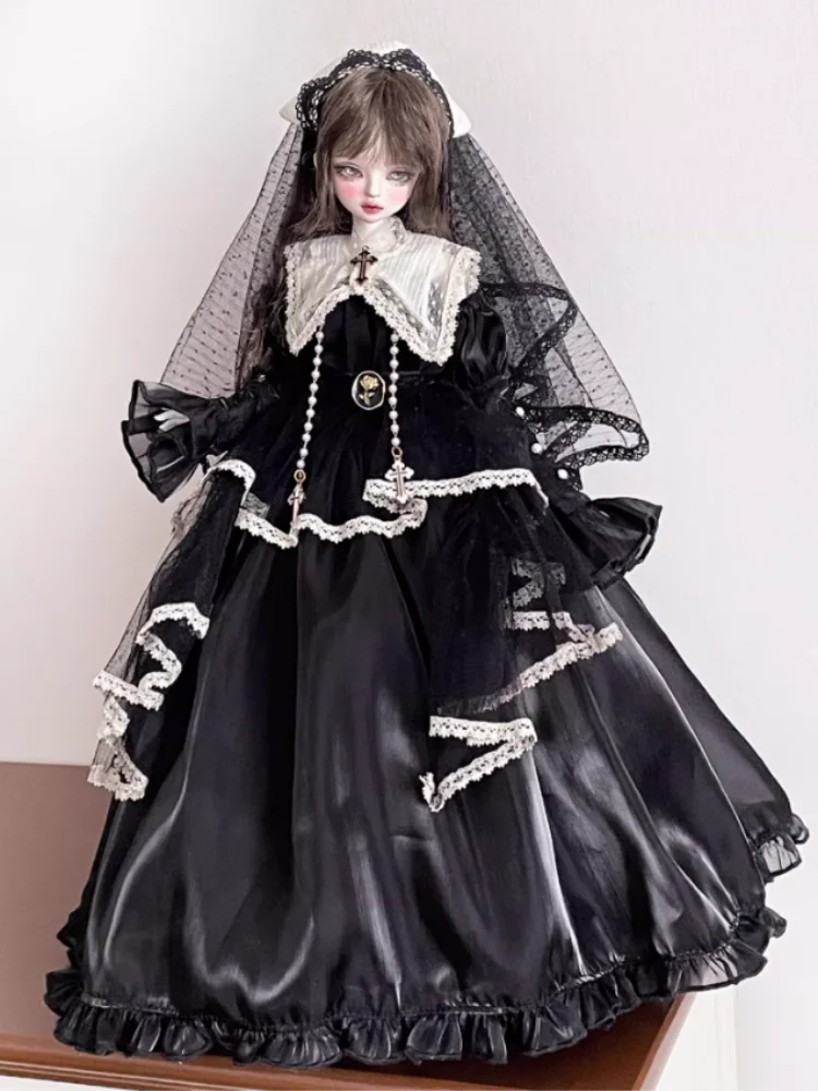 New Arrival BJD Doll Clothes For 1/4 Doll Accessories MSD MDD Doll Long Dress Doll Dress Up Gift Diy Clothes(No Doll)