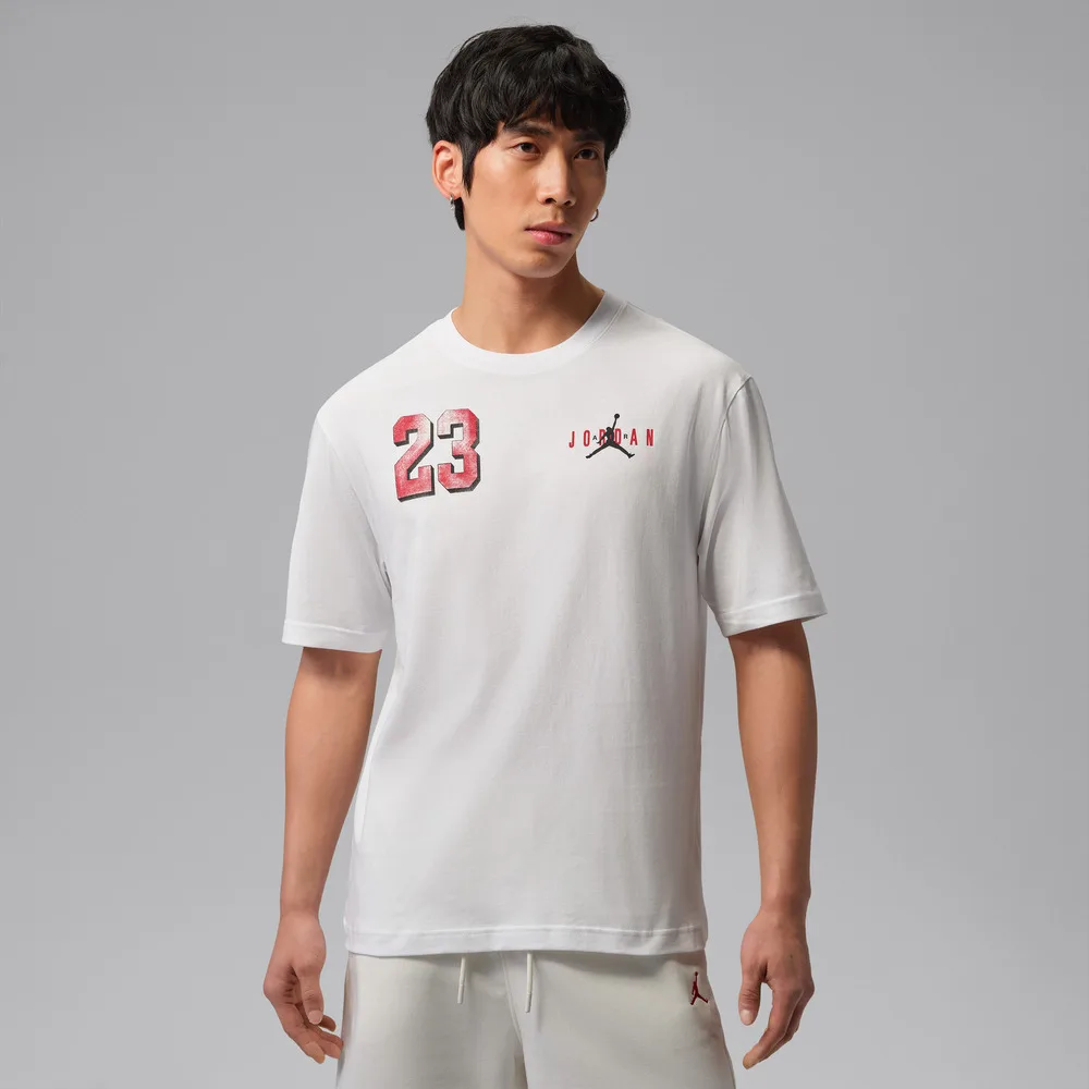 

Мужская спортивная повседневная футболка с коротким рукавом Nike AS M J BRK VRSTYGFX IF3128-100